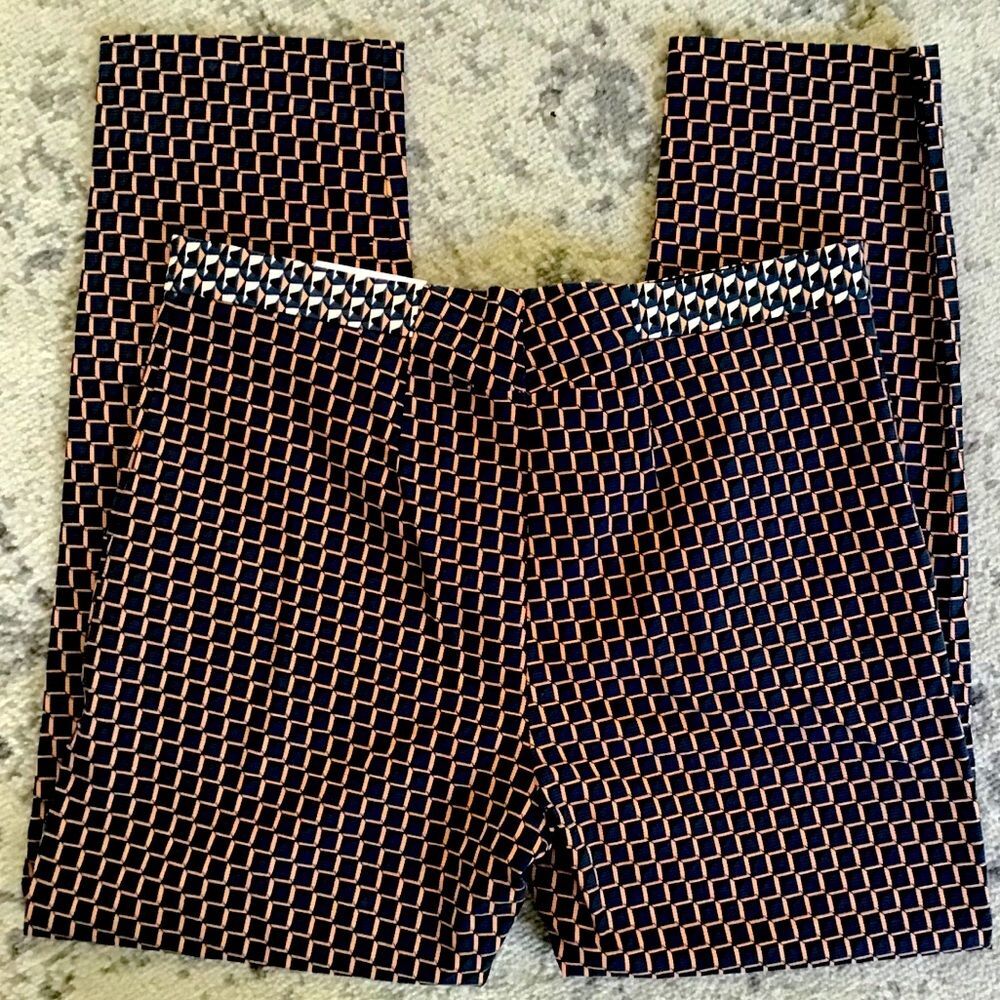 NWT Topshop Pants Cigarette Print Trousers Pants Size 6 - Picture 4 of 5